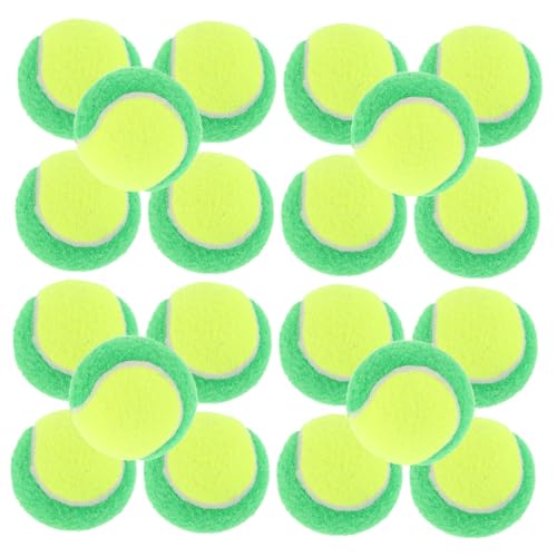 Toyvian 20 Stück Tennistraining Requisiten Sportbälle Für Haustiere Hund Apportiert Bälle Ballspielzeug Für Hunde Hundespielzeugball Kleine Bälle Für Hunde Hundekauball Gummi Green von Toyvian