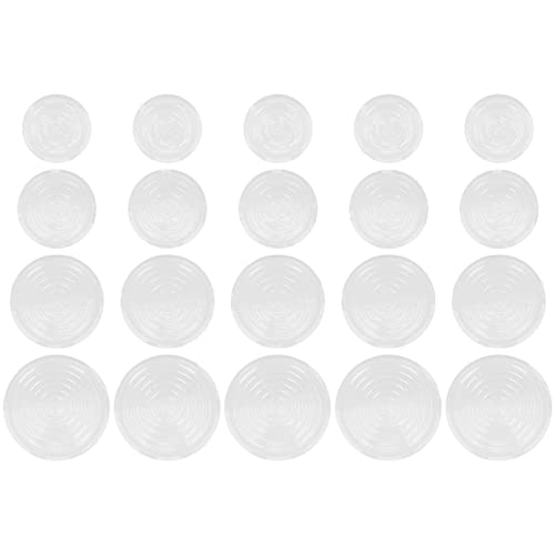 Toyvian 20 Stück Transparente Pflanzenuntersetzer Set für Innen und Außenpflanzen Wasserfeste Blumenkübel Untertassen für Pflege von Pflanzen Toyvian 20 Stück Transparente Pflanzenuntersetzer Set für Innen und Außenpflanzen Wasserfeste Blumenkübel Untertassen für Pflege von Pflanzen von Toyvian