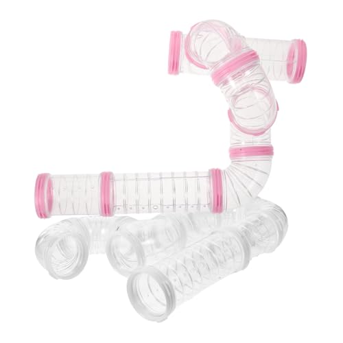 Toyvian 2Sätze DIY Hamster Röhrenspielzeug Teiliges Mit Transparenten Verbindungsschienen Für Hamsterkäfig Zubehör Für Kleine Haustiere Wie Hamster Und Meerschweinchen von Toyvian