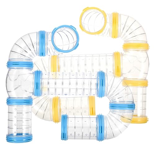 Toyvian 2Sätze DIY Hamsterrohr Transparente Tunnel für Hamsterkäfig Teiliges für Zwerghamster Kleine Nagetiere Sicheres Langlebiges Design für Innen und Außenanwendungen Toyvian 2Sätze DIY Hamsterrohr Transparente Tunnel für Hamsterkäfig Teiliges für Zwerghamster Kleine Nagetiere Sicheres Langlebiges Design für Innen und Außenanwendungen von Toyvian
