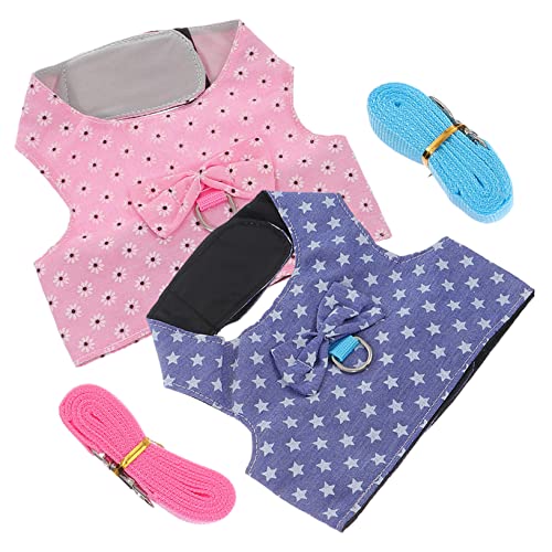 Toyvian 2Sätze Geschirr mit Leine Atmungsaktiv für Kleine Haustiere Teiliges und Sternen Design für und Sicheres Ziehen Toyvian 2Sätze Geschirr mit Leine Atmungsaktiv für Kleine Haustiere Teiliges und Sternen Design für und Sicheres Ziehen von Toyvian