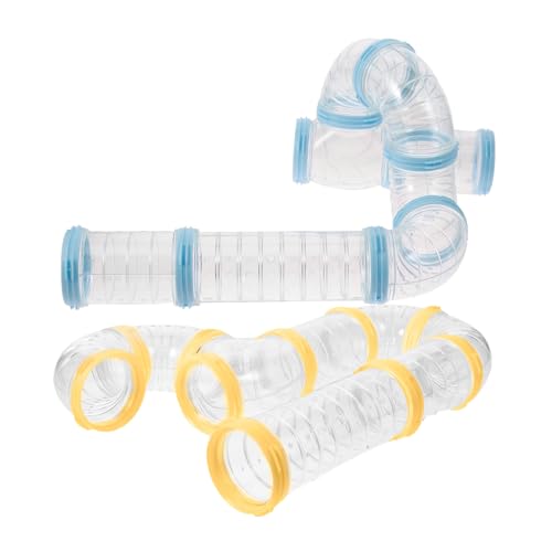 Toyvian 2Sätze Hamsterröhre Außenrohr aus Robustem Material DIY Tunnelbausatz für Hamsterkäfige Fördert Aktivitäten und Spielmöglichkeiten Toyvian 2Sätze Hamsterröhre Außenrohr aus Robustem Material DIY Tunnelbausatz für Hamsterkäfige Fördert Aktivitäten und Spielmöglichkeiten von Toyvian
