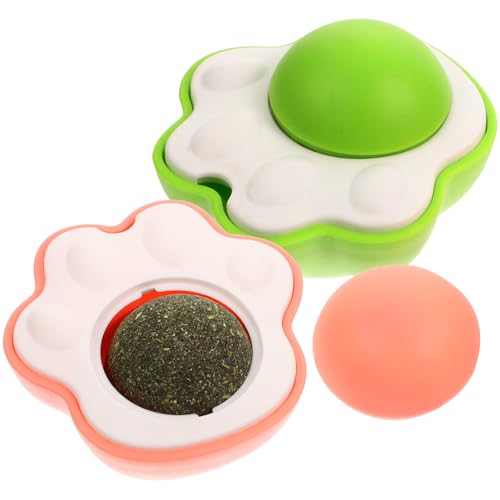 Toyvian 2Sätze Katzenminze Set Krallenform Kätzchen Lick Ball Interaktives für Innenkatzen zur Stresslinderung und Zahnpflege und Sicher Grün Rosa Toyvian 2Sätze Katzenminze Set Krallenform Kätzchen Lick Ball Interaktives für Innenkatzen zur Stresslinderung und Zahnpflege und Sicher Grün Rosa von Toyvian