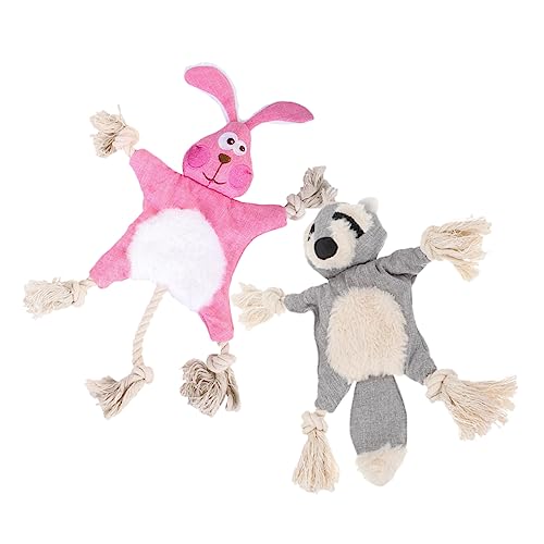 Toyvian 2Stücke Füllung Interaktives Kauspielzeug aus Plüsch für Welpen Niedliche Hase zur Zahnpflege Beschäftigung Ihres Toyvian 2Stücke Füllung Interaktives Kauspielzeug aus Plüsch für Welpen Niedliche Hase zur Zahnpflege Beschäftigung Ihres von Toyvian