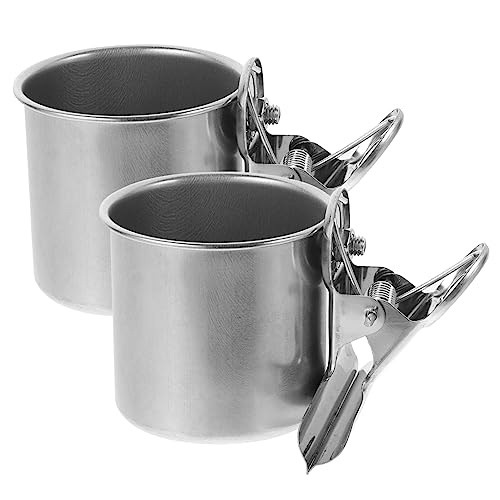 Toyvian 2Stücke Futterbehälter Robuste Futter Und Wasserschalen Für Käfige Für Papageien Und Vögel Aufzuhängen Langlebig Und Wiederverwendbar Toyvian 2Stücke Futterbehälter Robuste Futter Und Wasserschalen Für Käfige Für Papageien Und Vögel Aufzuhängen Langlebig Und Wiederverwendbar von Toyvian