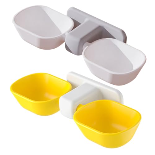 Toyvian 2Stücke Hängende Katzenfutter und Wasserschüssel Wandmontierte Futternäpfe für Katzen Hygienisch rutschfest Reinigen Toyvian 2Stücke Hängende Katzenfutter und Wasserschüssel Wandmontierte Futternäpfe für Katzen Hygienisch rutschfest Reinigen von Toyvian