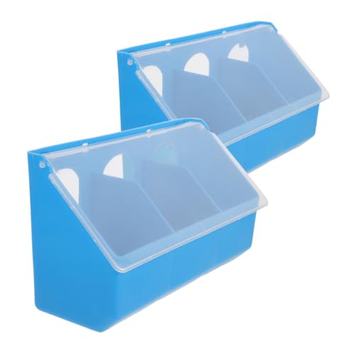 Toyvian 2Stücke Hängende Vogelnäpfe für Käfige Multifunktionale Futterspender für Tauben mit Separaten Fächern Praktische Tränke und Futterbehälter Toyvian 2Stücke Hängende Vogelnäpfe für Käfige Multifunktionale Futterspender für Tauben mit Separaten Fächern Praktische Tränke und Futterbehälter von Toyvian