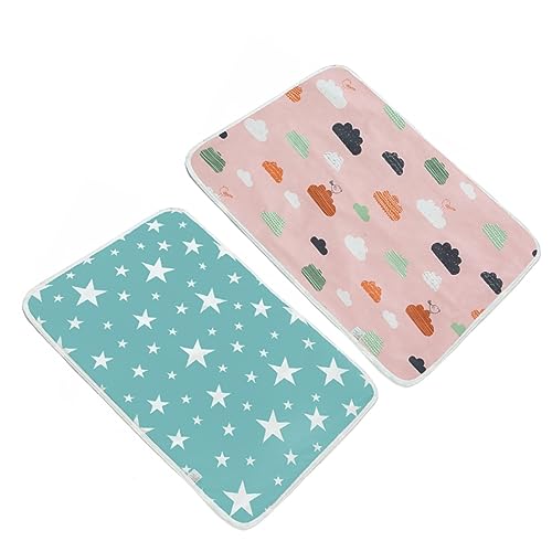 Toyvian 2Stücke Hamster Käfig Liner aus Waschbarem Material Wiederverwendbare Trainingsmatten für Kleine Haustiere mit Buntem Druck Sternmuster Wolkenmuster Toyvian 2Stücke Hamster Käfig Liner aus Waschbarem Material Wiederverwendbare Trainingsmatten für Kleine Haustiere mit Buntem Druck Sternmuster Wolkenmuster von Toyvian