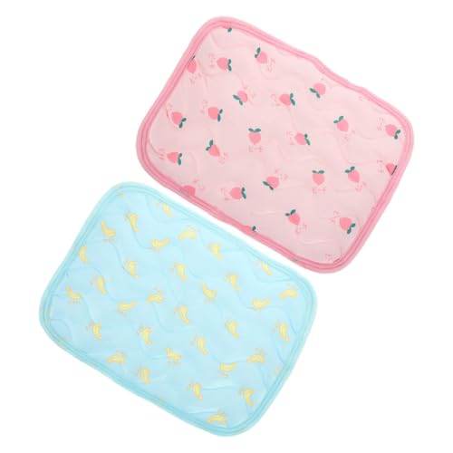 Toyvian 2Stücke Hamster Kühlmatte für Selbstkühlendes Schlafnest für Kleine Haustiere Langlebig für Kühlkomfort im Freigehege Toyvian 2Stücke Hamster Kühlmatte für Selbstkühlendes Schlafnest für Kleine Haustiere Langlebig für Kühlkomfort im Freigehege von Toyvian