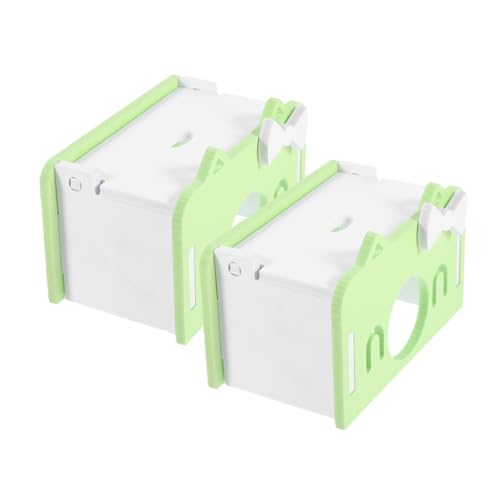 Toyvian 2stücke Guinea Pig Hideout Haus Aus PVC Für Kleintiere Meerschweinchenversteck Hamsterhaus Für Käfig Einfache Reinigung Und Pflege Komfortabler Lebensraum Für Kleine Haustiere Toyvian 2stücke Guinea Pig Hideout Haus Aus PVC Für Kleintiere Meerschweinchenversteck Hamsterhaus Für Käfig Einfache Reinigung Und Pflege Komfortabler Lebensraum Für Kleine Haustiere von Toyvian