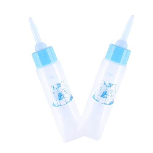 Toyvian 2Stücke Haustier Aufzuchtflaschen Milchfläschchen für Welpen und Kleine Fütterungsflasche Wiederverwendbar zu Reinigen und Elastisch Toyvian 2Stücke Haustier Aufzuchtflaschen Milchfläschchen für Welpen und Kleine Fütterungsflasche Wiederverwendbar zu Reinigen und Elastisch von Toyvian