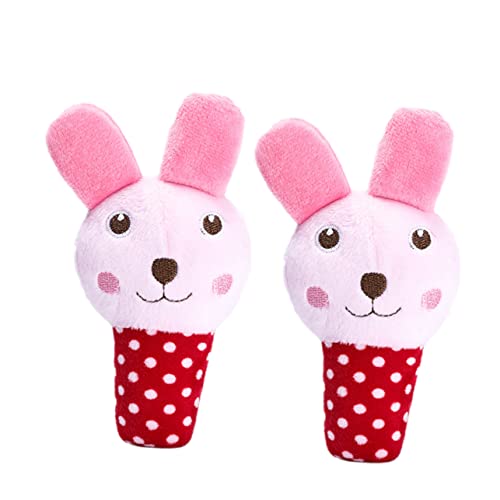 Toyvian 2Stücke Haustier Molar Hase Zahnpflege für Kauspielzeug mit Quietscher für Stressfreies und Zahnreinigung Toyvian 2Stücke Haustier Molar Hase Zahnpflege für Kauspielzeug mit Quietscher für Stressfreies und Zahnreinigung von Toyvian