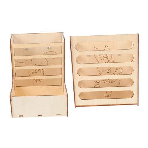 Toyvian 2stücke Hay Feeders Futterstationen Für Kleine Tiere Praktische Heuraufen Für Kaninchen Und Meerschweinchen Design Einfache Installation Sauber Und Organisiert von Toyvian