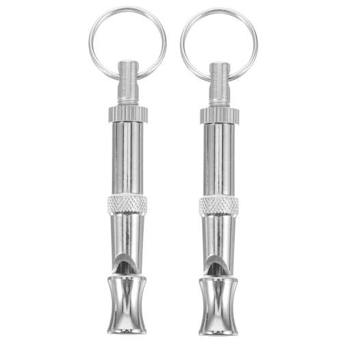 Toyvian 2Stücke Hundepfeife aus Metall für Effektives Hundetraining für Große und Kleine Hunderassen Wie Chihuahua Rottweiler und Schäferhund mit Lanyard Toyvian 2Stücke Hundepfeife aus Metall für Effektives Hundetraining für Große und Kleine Hunderassen Wie Chihuahua Rottweiler und Schäferhund mit Lanyard von Toyvian