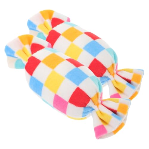 Toyvian 2Stücke Interaktives Hundebackenspielzeug Quietschendes Kauspielzeug Für Bonbonförmiges Zahnpflege Für Große Mittelgroße Und Kleine Welpen Toyvian 2Stücke Interaktives Hundebackenspielzeug Quietschendes Kauspielzeug Für Bonbonförmiges Zahnpflege Für Große Mittelgroße Und Kleine Welpen von Toyvian