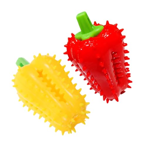 Toyvian 2stücke Interaktive Hundespielzeuge Chili-förmige Futterspender-bälle Zur Zahnpflege Und Beschäftigung Für Hunde Fördert Geruchstraining Und Selbstunterhaltung Toyvian 2stücke Interaktive Hundespielzeuge Chili-förmige Futterspender-bälle Zur Zahnpflege Und Beschäftigung Für Hunde Fördert Geruchstraining Und Selbstunterhaltung von Toyvian