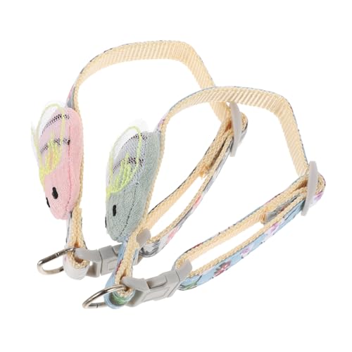 Toyvian Bienenförmiges Verstellbares Katzenhalsband 2 Stück Langlebiges Dekoratives Halsband aus Polyester für Kätzchen für Feiern und Alltag Toyvian Bienenförmiges Verstellbares Katzenhalsband 2 Stück Langlebiges Dekoratives Halsband aus Polyester für Kätzchen für Feiern und Alltag von Toyvian