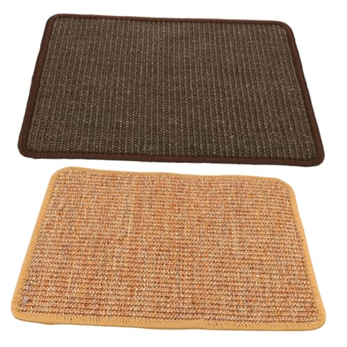 Toyvian 2Stücke Katzenkratzpad Aus Robustem Jute Wiederverwendbare Kratzmatte Für Kätzchen Verschleißfestes Kratzbrett Für Möbel Und Sofaschutz Haustierbedarf Toyvian 2Stücke Katzenkratzpad Aus Robustem Jute Wiederverwendbare Kratzmatte Für Kätzchen Verschleißfestes Kratzbrett Für Möbel Und Sofaschutz Haustierbedarf von Toyvian
