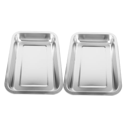 Toyvian 2Stücke Katzentoilette aus Offene Metall Katzentoilette für Große Katzentoiletten für Kätzchen Geruchsneutral Reinigen Langlebig Toyvian 2Stücke Katzentoilette aus Offene Metall Katzentoilette für Große Katzentoiletten für Kätzchen Geruchsneutral Reinigen Langlebig von Toyvian