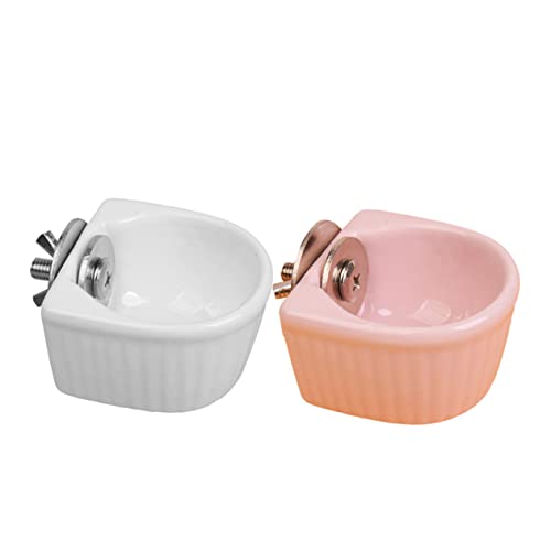Toyvian 2Stücke Keramik Futternäpfe für Haustiere und Kaninchenschalen Langlebig rutschfest zu Reinigen für Futter und Wasser Toyvian 2Stücke Keramik Futternäpfe für Haustiere und Kaninchenschalen Langlebig rutschfest zu Reinigen für Futter und Wasser von Toyvian