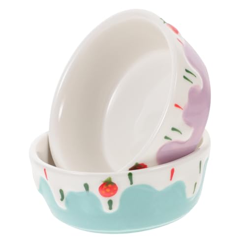 Toyvian 2Stücke Keramik für Hamster Spill Futter und Wassernapf Design für Kleine Wie Meerschweinchen und Platzsparend Reinigen Toyvian 2Stücke Keramik für Hamster Spill Futter und Wassernapf Design für Kleine Wie Meerschweinchen und Platzsparend Reinigen von Toyvian