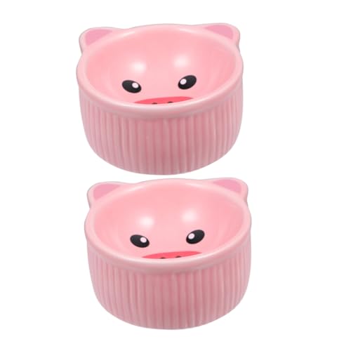 Toyvian 2Stücke Keramische Haustierschale Niedliche Fütterungsschale für Hamster und Kleintiere Rutschfester Lebensmittelbehälter Spülmaschinenfest für Futter und Wasser Toyvian 2Stücke Keramische Haustierschale Niedliche Fütterungsschale für Hamster und Kleintiere Rutschfester Lebensmittelbehälter Spülmaschinenfest für Futter und Wasser von Toyvian
