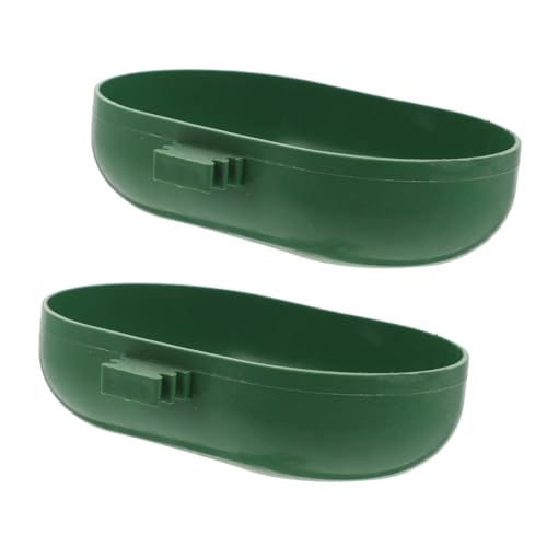 Toyvian 2Stücke Kunststoff Vogel Badewanne für Papageien und Kleine Vögel Duschbecken mit Einfachem Hook Design für Käfige zur Pflege und Grün Toyvian 2Stücke Kunststoff Vogel Badewanne für Papageien und Kleine Vögel Duschbecken mit Einfachem Hook Design für Käfige zur Pflege und Grün von Toyvian