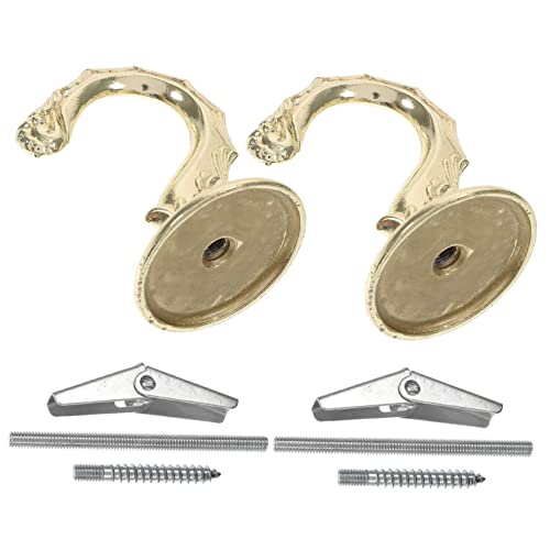 Toyvian 2Stücke Metall Deckenhaken für Hängende Pflanzen Retro Hängenhaken für Dekoration Leuchten Windspiele Hochwertige Aufhängung für Blumentöpfe Toyvian 2Stücke Metall Deckenhaken für Hängende Pflanzen Retro Hängenhaken für Dekoration Leuchten Windspiele Hochwertige Aufhängung für Blumentöpfe von Toyvian