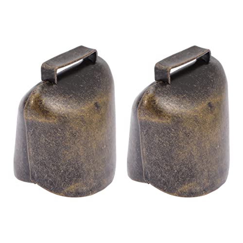 Toyvian 2Stücke Metallglocken für Rinder und Kuhglocken Bronzefarbe für Weidelvorräte und Tierhaltung Langlebig Klaren für Optimale Toyvian 2Stücke Metallglocken für Rinder und Kuhglocken Bronzefarbe für Weidelvorräte und Tierhaltung Langlebig Klaren für Optimale von Toyvian