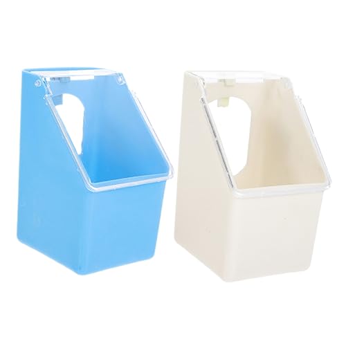 Toyvian 2stücke Taubenfutterspender Hängend Vogelfutter Geflügelfutterschale Kunststoff Vogelnapf Fütterung Zubehör Trog Anti-tropf Box Halter Toyvian 2stücke Taubenfutterspender Hängend Vogelfutter Geflügelfutterschale Kunststoff Vogelnapf Fütterung Zubehör Trog Anti-tropf Box Halter von Toyvian