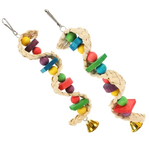 Toyvian 2stücke Papageien Spielzeug Natürlichem Kauspielzeug Mit Haken-Design Für Vögel Sicheres Und Vogelspielzeug Für Käfige Für Wellensittiche Und Nymphensittiche Toyvian 2stücke Papageien Spielzeug Natürlichem Kauspielzeug Mit Haken-Design Für Vögel Sicheres Und Vogelspielzeug Für Käfige Für Wellensittiche Und Nymphensittiche von Toyvian