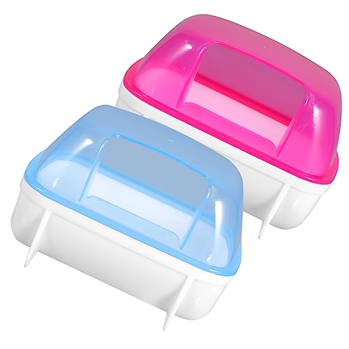 Toyvian 2Stücke Sandbad Container für Hamster Chinchilla Rot zur Stressreduktion Fellpflege Haustier Sandbad Badezimmer für Kleine Toyvian 2Stücke Sandbad Container für Hamster Chinchilla Rot zur Stressreduktion Fellpflege Haustier Sandbad Badezimmer für Kleine von Toyvian