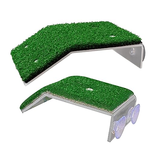 Toyvian 2Stücke Schildkröten Sonnenplattform mit Künstlichem Rasen Kletterrampen für Reptilien Terrarien Basking für Wasserschildkröten Langlebig und Farbecht Toyvian 2Stücke Schildkröten Sonnenplattform mit Künstlichem Rasen Kletterrampen für Reptilien Terrarien Basking für Wasserschildkröten Langlebig und Farbecht von Toyvian