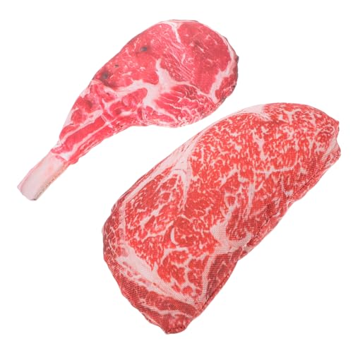 Toyvian 2Stücke Simulation Steak für Stressabbau Kauspielzeug Lebhaften für Interaktive und Langlebiges Toyvian 2Stücke Simulation Steak für Stressabbau Kauspielzeug Lebhaften für Interaktive und Langlebiges von Toyvian