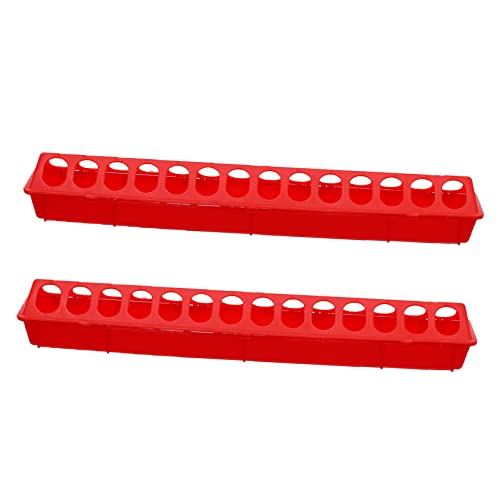 Toyvian 2 Stücke Taubenfuttertrog Anti Drop Futterbox Langer Futtertrog für Taubenkäfige Leicht zu Reinigen für Vögel Toyvian 2 Stücke Taubenfuttertrog Anti Drop Futterbox Langer Futtertrog für Taubenkäfige Leicht zu Reinigen für Vögel von Toyvian