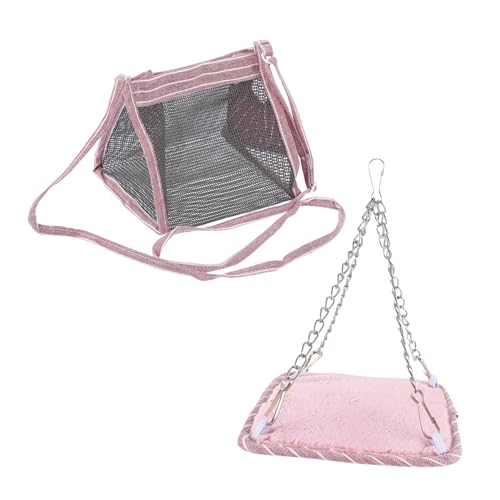 Toyvian 2Stücke Teiliges Hamster Tragetaschen mit Hängematte Atmungsaktive Sling für Kleine Haustiere für Ausflüge und Unterwegs Komfortabel und Langlebig Toyvian 2Stücke Teiliges Hamster Tragetaschen mit Hängematte Atmungsaktive Sling für Kleine Haustiere für Ausflüge und Unterwegs Komfortabel und Langlebig von Toyvian