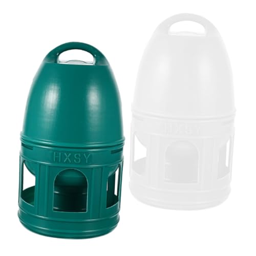 Toyvian 2Stücke Vogel Wasserspender Praktischer Wasser Feeder für Papageien Tauben Wachteln für Vogelkäfig Zubehör Einfache Handhabung Großes von Toyvian