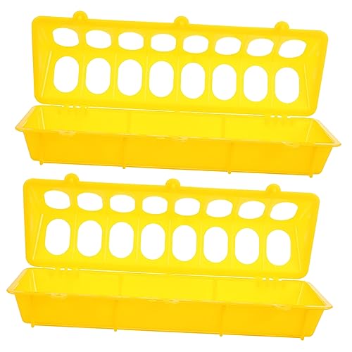 Toyvian 2Stücke Vogelfutterspender Futter und Wasserversorgung für Tauben Papageien Kleine Vögel Robuste Waschbare Futterbox mit Großer Kapazität Toyvian 2Stücke Vogelfutterspender Futter und Wasserversorgung für Tauben Papageien Kleine Vögel Robuste Waschbare Futterbox mit Großer Kapazität von Toyvian