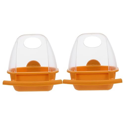 Toyvian 2Stücke Vogelkäfig Futter und Wassernapf Robuster Vogeltränke und Futterspender für Papageien Wellensittiche und Andere Kleine zu Reinigen Toyvian 2Stücke Vogelkäfig Futter und Wassernapf Robuster Vogeltränke und Futterspender für Papageien Wellensittiche und Andere Kleine zu Reinigen von Toyvian