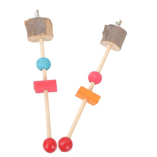 Toyvian 2 Stück Vogel Sitzstangen für Käfige Papageien Stehstangen Spielzeug für Kleine Vögel Holz rutschfest Robust Zubehör für Wellensittiche und Nymphensittiche Toyvian 2 Stück Vogel Sitzstangen für Käfige Papageien Stehstangen Spielzeug für Kleine Vögel Holz rutschfest Robust Zubehör für Wellensittiche und Nymphensittiche von Toyvian