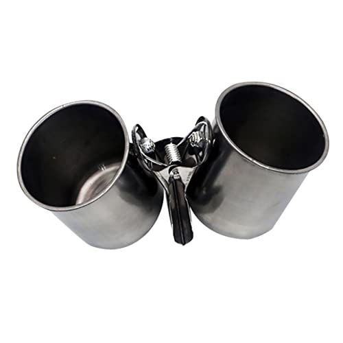 Toyvian 2Stücke Vogeltrink und Futterbecher Praktische Futter und Wasserschalen für Papageien und Kleine zu Installieren Hygienisch Toyvian 2Stücke Vogeltrink und Futterbecher Praktische Futter und Wasserschalen für Papageien und Kleine zu Installieren Hygienisch von Toyvian