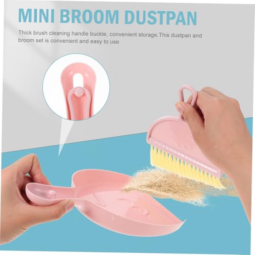 Toyvian 3 Sätze Mini Kehrset mit Ergonomischem Besen und Kehrschaufel aus Hochwertigem für Hamsterkäfig Reinigung und Kleine Haustiere Wie Meerschweinchen Kaninchen Igel Katzen und Hunde von Toyvian