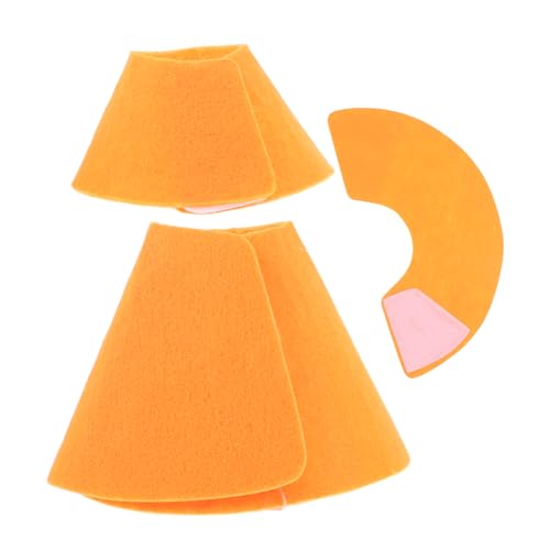 Toyvian 3 Stück Badeset Für Haustiere Anti-Lick-Kragen Hasenkragen Zubehör Für Eichhörnchenkäfige Rattenvorräte Hundehalsband Meerschweinchenhalsband Kaninchenhalsband Samt von Toyvian