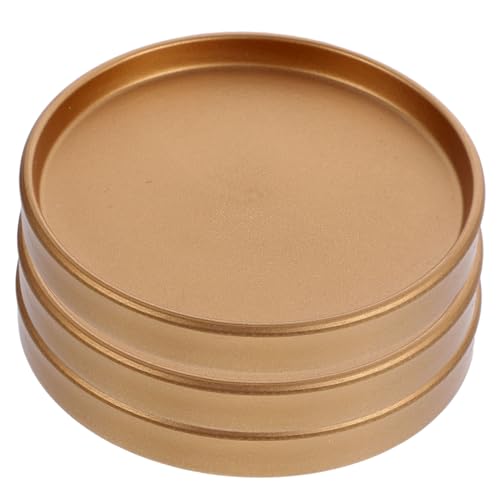 Toyvian 3 Stück Blumentopf Tablett Untertasse dekorativ Anlage Pflanzenkabine Tabletts Topf für runden zimmerpflanzen Pflanzerbasisplatte Keramik-Pflanzenuntersetzer Golden Toyvian 3 Stück Blumentopf Tablett Untertasse dekorativ Anlage Pflanzenkabine Tabletts Topf für runden zimmerpflanzen Pflanzerbasisplatte Keramik-Pflanzenuntersetzer Golden von Toyvian