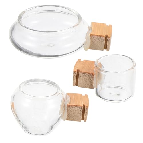 Toyvian 3 Stück Glasfuttermittelhersteller Wasser Papageienfutter Papageienkäfig Vogelhäuschen für Käfig Vogelfütterer papagei pet Bird cage Feeder Vogelfutternapf aus Glas tränken Bambus Toyvian 3 Stück Glasfuttermittelhersteller Wasser Papageienfutter Papageienkäfig Vogelhäuschen für Käfig Vogelfütterer papagei pet Bird cage Feeder Vogelfutternapf aus Glas tränken Bambus von Toyvian
