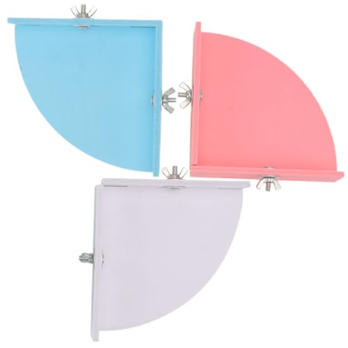 Toyvian 3 Stück Hamster Plattform Teiliges aus Hochwertigem Stabile Schraubbefestigung rutschfeste Kleintier für Käfig Bunte Nagerbasis Klettern und Geeignet für Zwerghamster und Toyvian 3 Stück Hamster Plattform Teiliges aus Hochwertigem Stabile Schraubbefestigung rutschfeste Kleintier für Käfig Bunte Nagerbasis Klettern und Geeignet für Zwerghamster und von Toyvian
