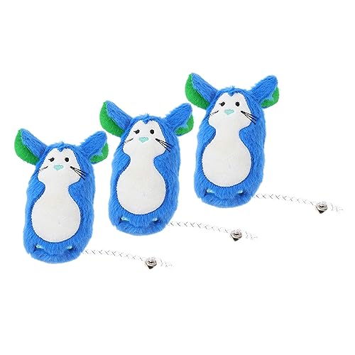 Toyvian 3 Stück Katzenspielzeug Für Haustiere Katzenmausspielzeug Kätzchen Interaktives Katzenspielzeug Für Wohnungskatzen Stofftier Plüsch Blau Toyvian 3 Stück Katzenspielzeug Für Haustiere Katzenmausspielzeug Kätzchen Interaktives Katzenspielzeug Für Wohnungskatzen Stofftier Plüsch Blau von Toyvian