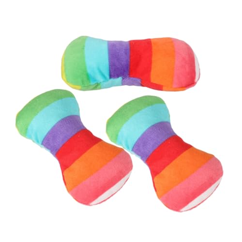 Toyvian 3 Stück Plüsch Hundespielzeug Weiche Kauknochen mit Quietscher Interaktive Spielzeuge für Kleine und Welpen Langlebiges und Waschbares Kauspielzeug für und Training Toyvian 3 Stück Plüsch Hundespielzeug Weiche Kauknochen mit Quietscher Interaktive Spielzeuge für Kleine und Welpen Langlebiges und Waschbares Kauspielzeug für und Training von Toyvian