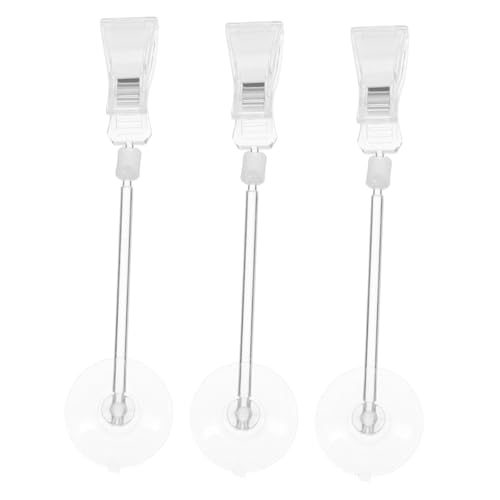 Toyvian 3 Stück Teiliges Aquarium Saugnapf Clips rutschfeste Drehbare Halterungen für Aquarien Schläuche Vielseitig Einsetzbare Werkzeugfreie Befestigung für Fischbecken und Zuchtboxen Toyvian 3 Stück Teiliges Aquarium Saugnapf Clips rutschfeste Drehbare Halterungen für Aquarien Schläuche Vielseitig Einsetzbare Werkzeugfreie Befestigung für Fischbecken und Zuchtboxen von Toyvian