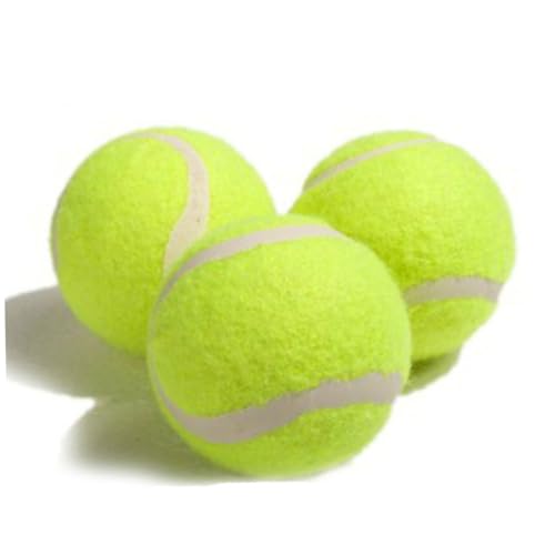 Toyvian 3 Stück Teiliges Hundespielzeug Tennisbälle aus Langlebigem Gummi Interaktiv für Hundetraining und Zahnpflege Geeignet für Mittelgroße und Große Hunde von Toyvian